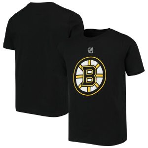 Boston Bruins Youth Primary Logo T-Shirt – Black