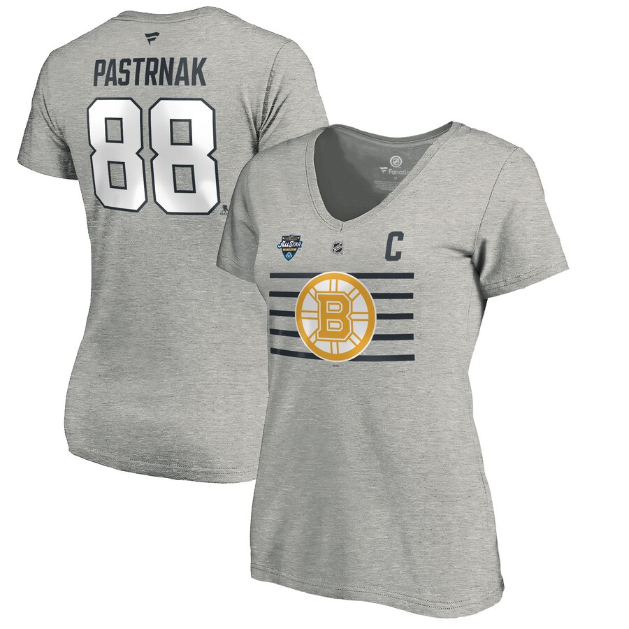 David Pastrnak Boston Bruins Women's Steel 2020 NHL All-Star Game