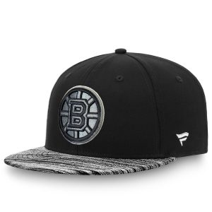 Men’s Boston Bruins Fanatics Branded Black Versalux Fitted Hat